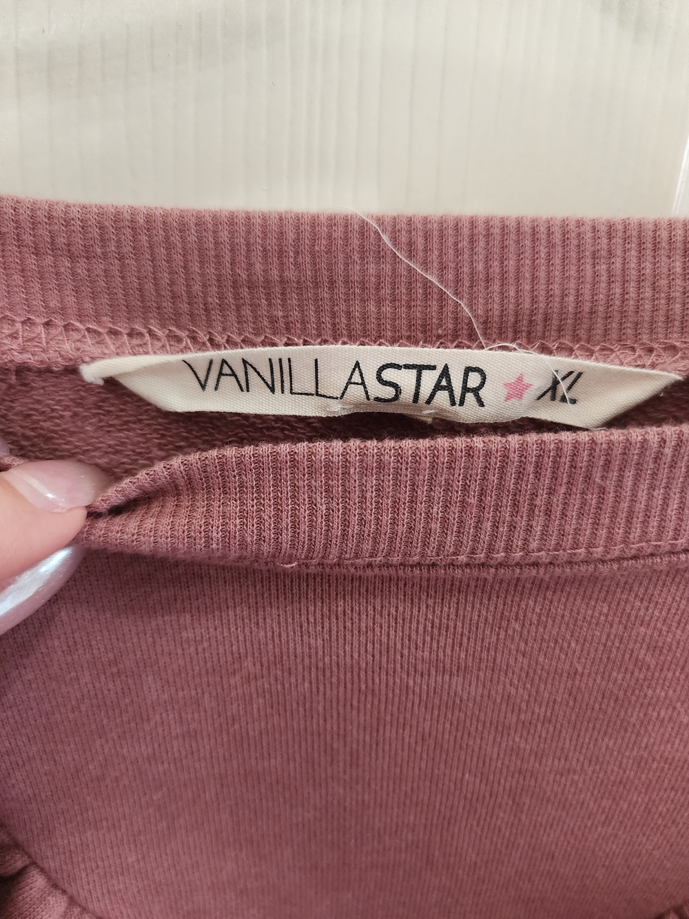 Vanilla Star Mauve Ruffle-Trim Scoop Neck Sweatshirt - Picture 5 of 6